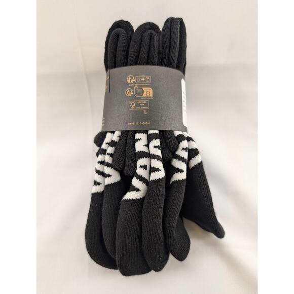 NWT Vans Classic Ankle Socks 3 Pack in Black sz 6.5 - 9 - Picture 5 of 6